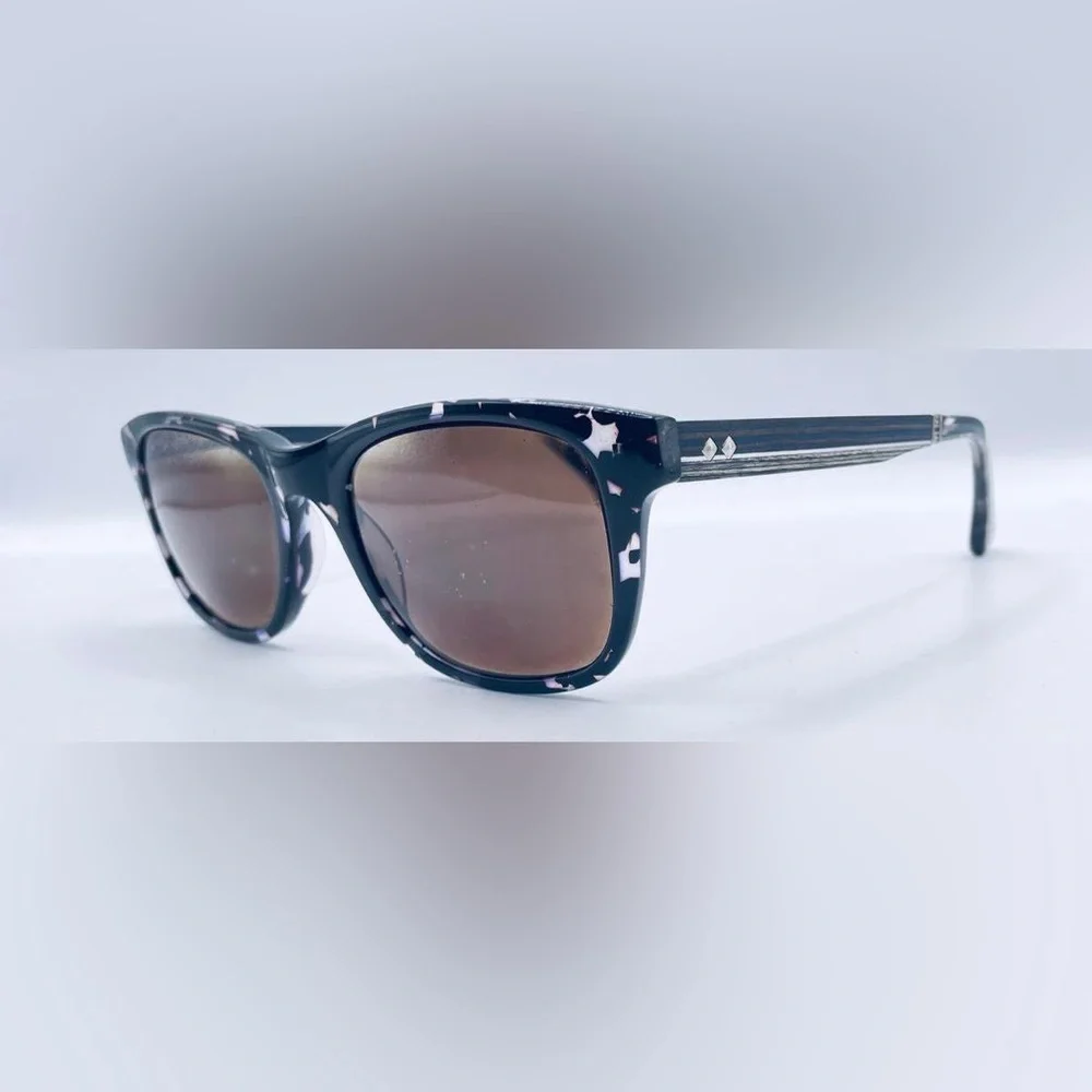 018 Black Oval Sunglasses Frames Only - Picture 2 of 8